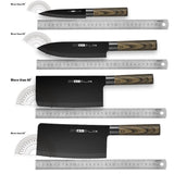 Anti-rust Black Blade Knives Kitchen Suit Household