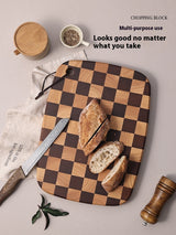 Acacia Mangium Chessboard Grid Cutting Board Solid Wood Cutting Board