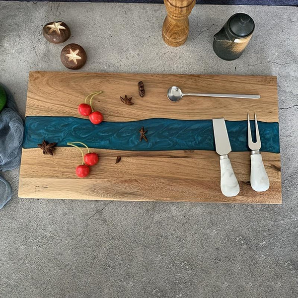 Resin Rosewood Kitchen Steak Cheese Bread Cutting Slicing Chopping Board