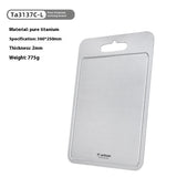 Pure Titanium Cutting Board Household Thickened Cutting Board With Groove