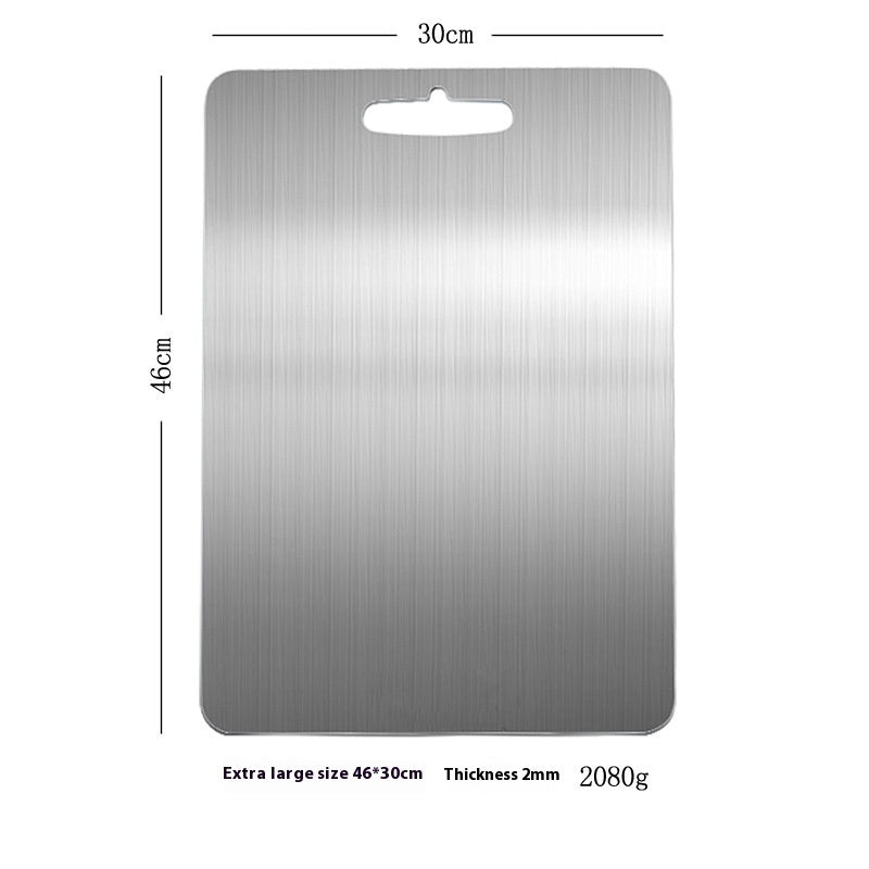 304 Stainless Steel Thickened Double-sided Fruit And Vegetable Cutting Board