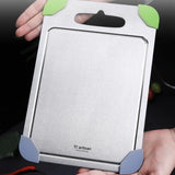 Pure Titanium Cutting Board Household Thickened Cutting Board With Groove