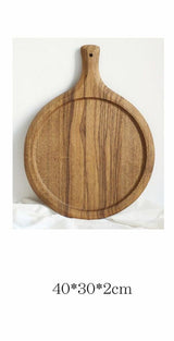 Solid wood pizza