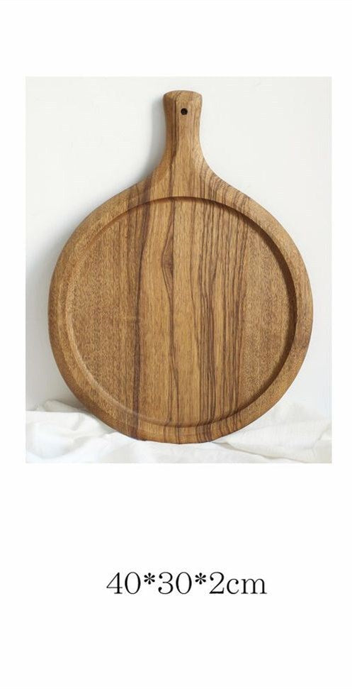 Solid wood pizza