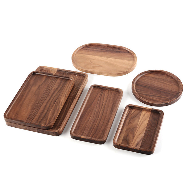 European Style Black Walnut Kitchen Chopping Western Steak Board