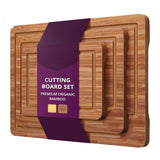 Bamboo Chopping Board Three-piece Set Of Kitchen Utensils Suit