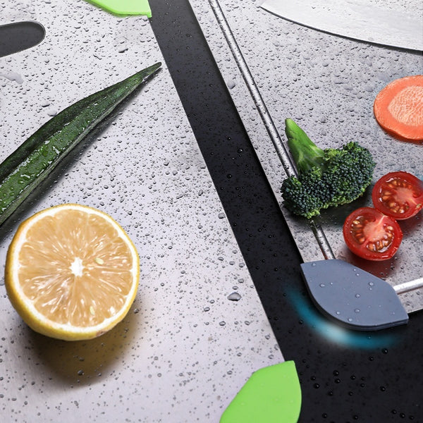 Pure Titanium Cutting Board Household Thickened Cutting Board With Groove