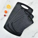 Kitchen Multi-functional Double-sided Marbling Three-piece Cutting Board