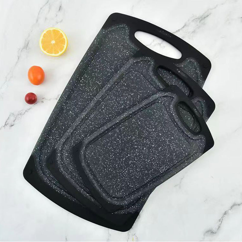 Kitchen Multi-functional Double-sided Marbling Three-piece Cutting Board