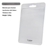 Pure Titanium Cutting Board Household Thickened Cutting Board With Groove