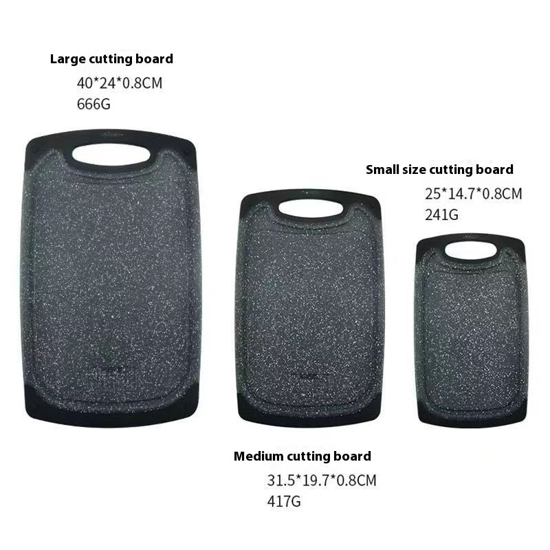Kitchen Multi-functional Double-sided Marbling Three-piece Cutting Board
