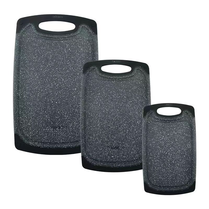 Kitchen Multi-functional Double-sided Marbling Three-piece Cutting Board